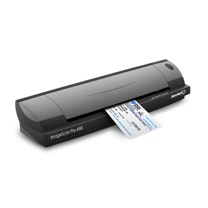 Ambir Technology ImageScan Pro 490i Sheet-fed scanner 600 x 600DPI A4 Black